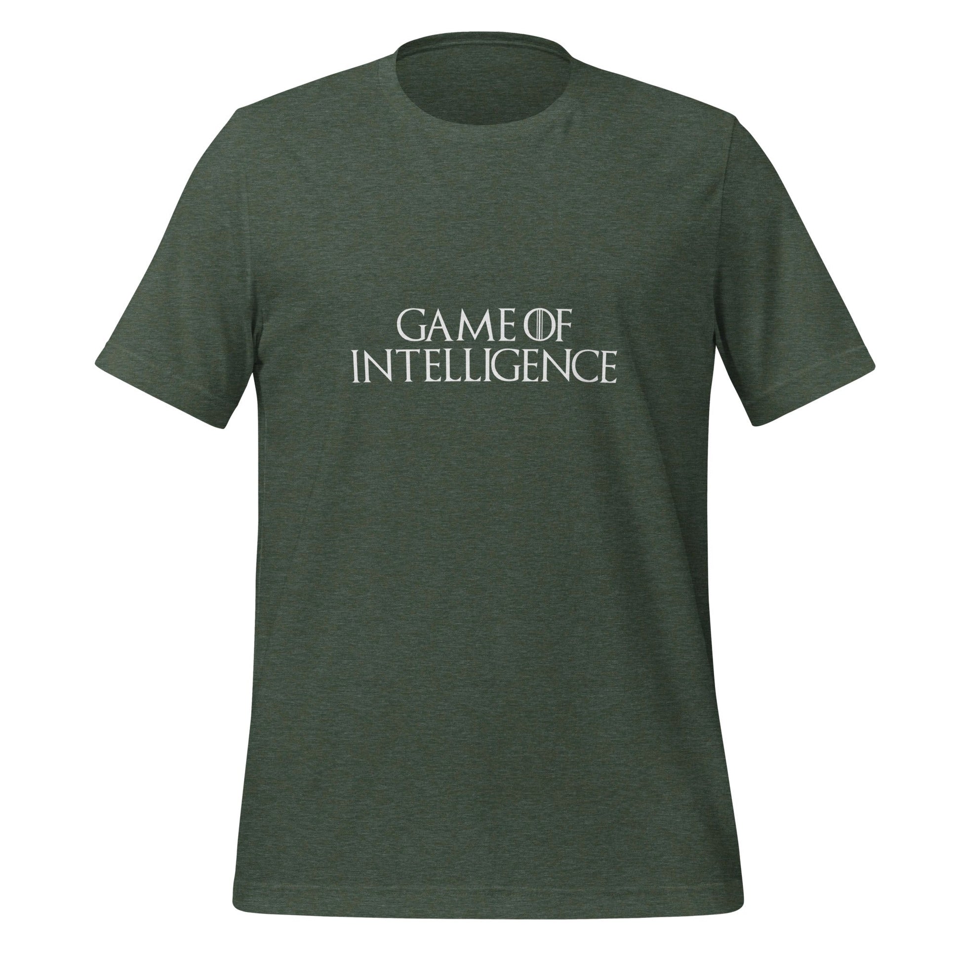 Game of Intelligence T-Shirt (unisex) - Heather Forest / S