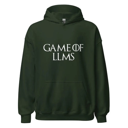 Game of LLMs Hoodie (unisex) - Forest Green / M