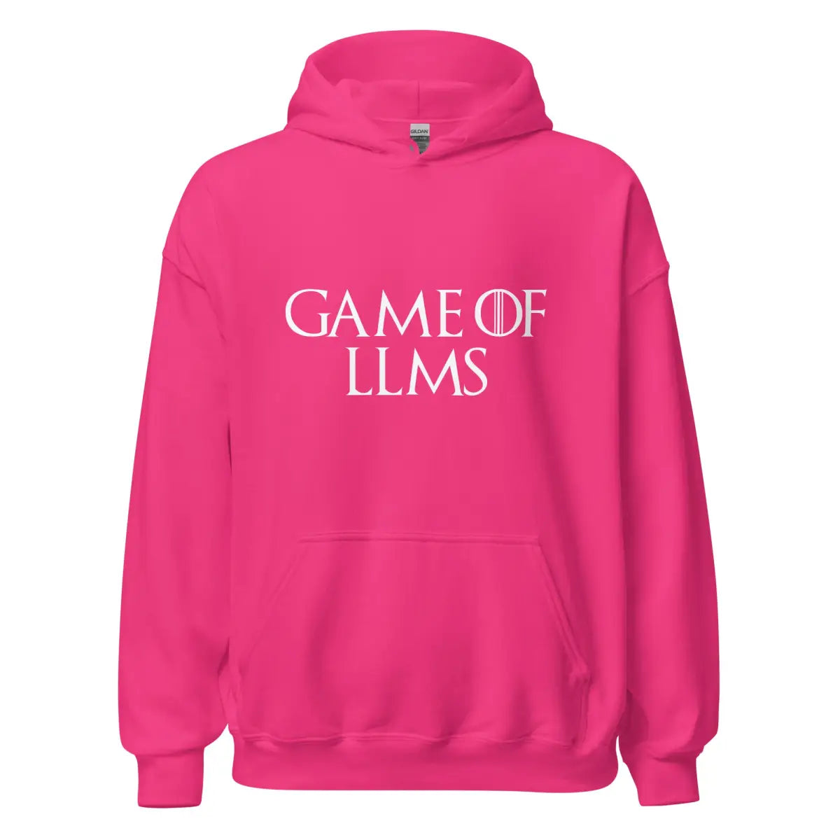 Game of LLMs Hoodie (unisex) - Heliconia / M