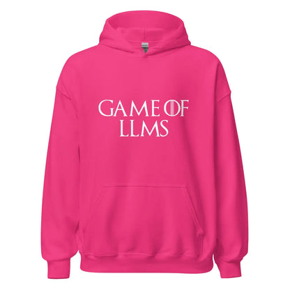 Game of LLMs Hoodie (unisex) - Heliconia / M