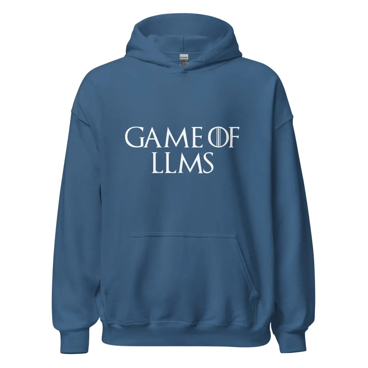 Game of LLMs Hoodie (unisex) - Indigo Blue / M