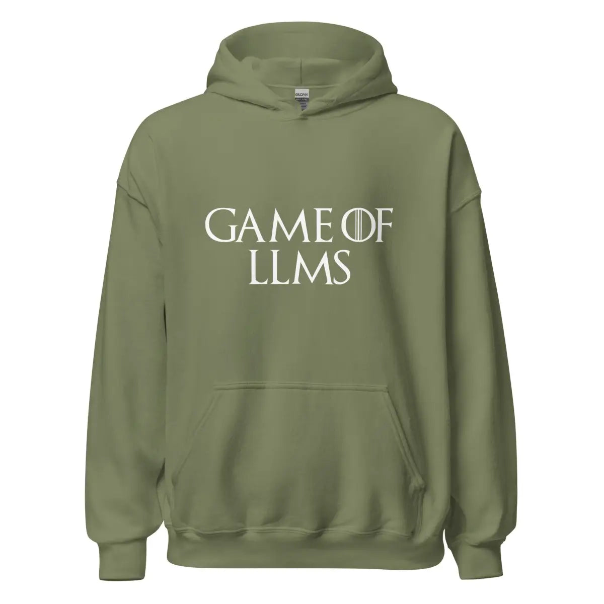 Game of LLMs Hoodie (unisex) - Military Green / M