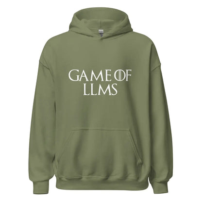 Game of LLMs Hoodie (unisex) - Military Green / M