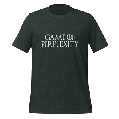 Game of Perplexity T-Shirt (unisex) - Heather Forest - AI Store