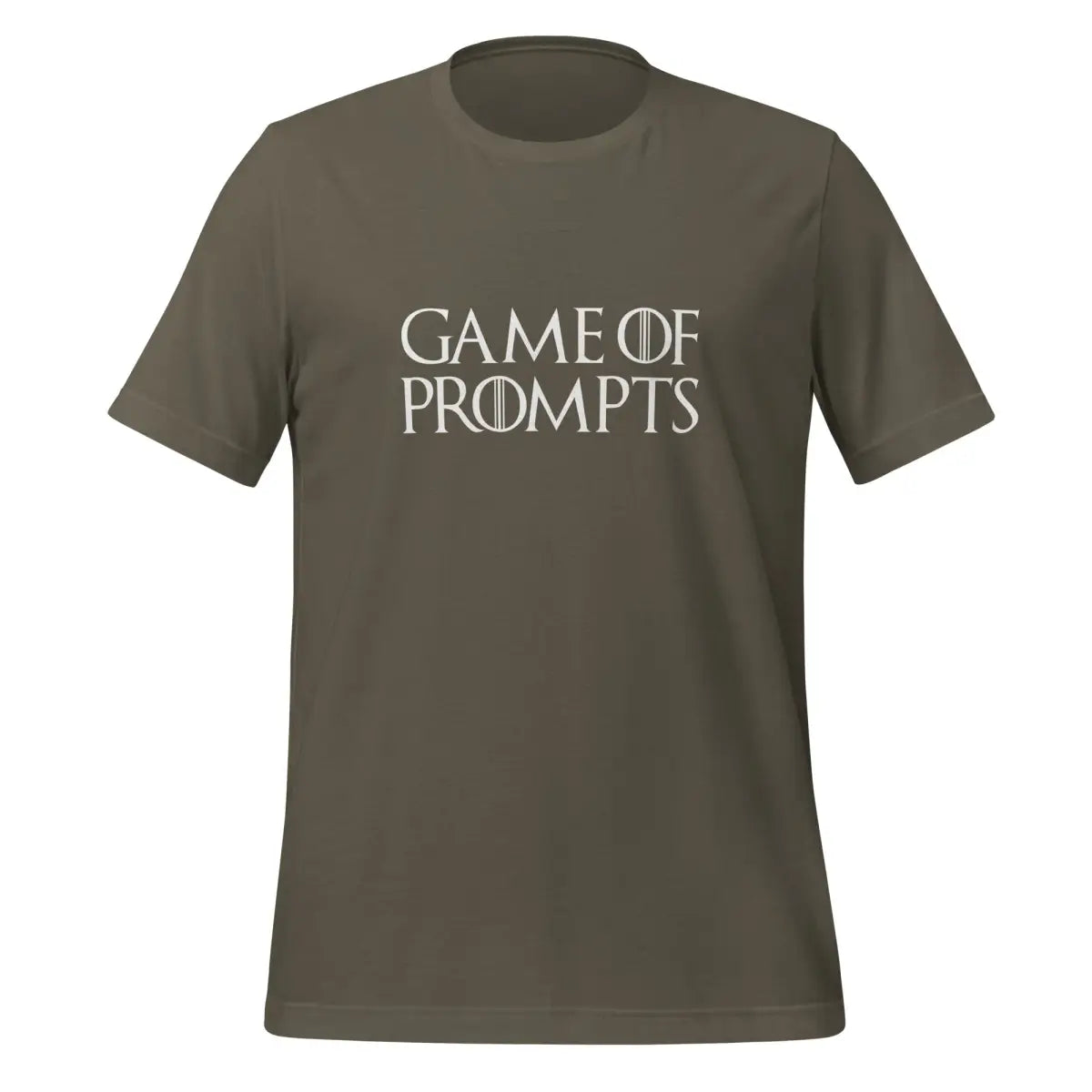 The Game of Prompts T-shirt (unisex) Army / m.