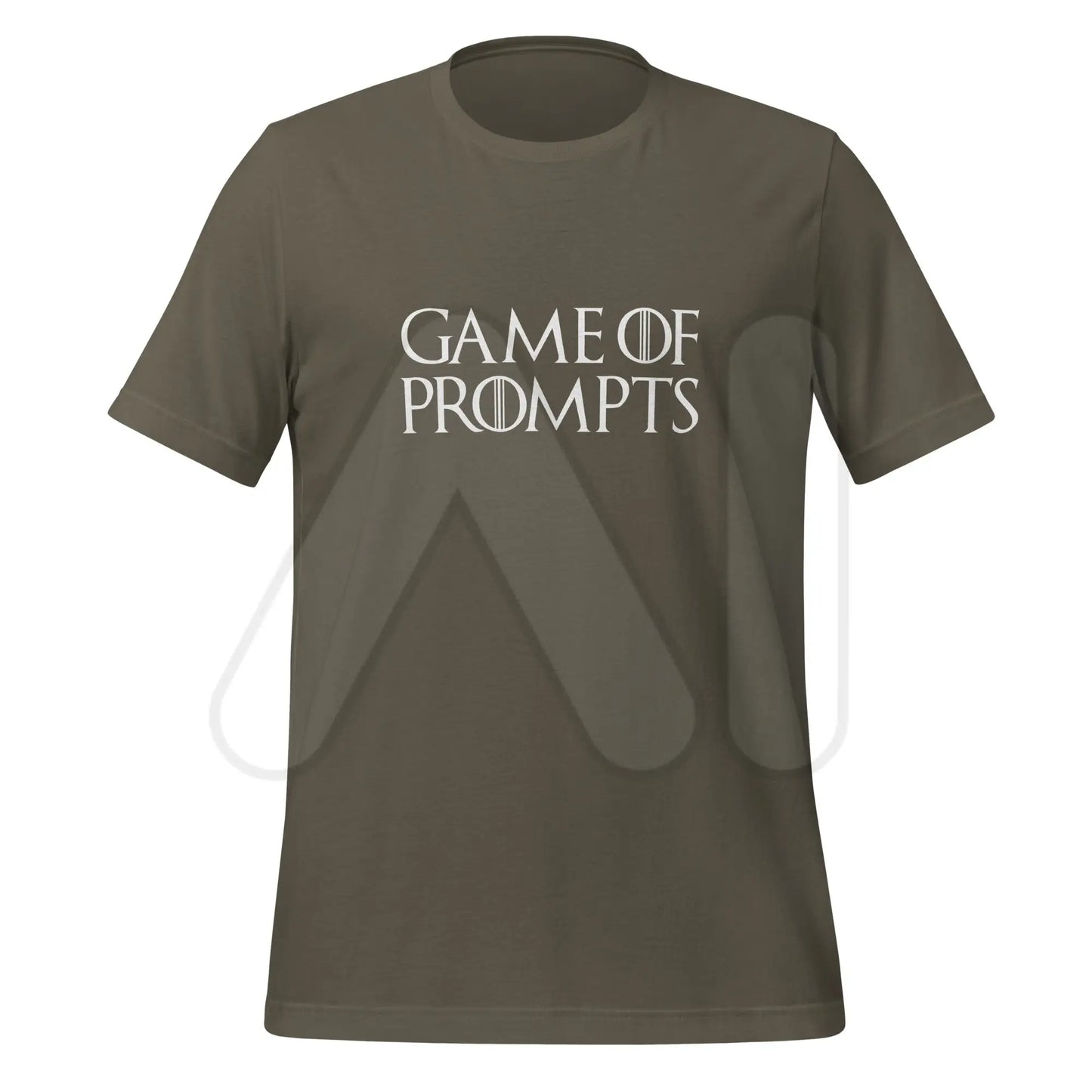 The Game of Prompts T-shirt (unisex) Army / m.