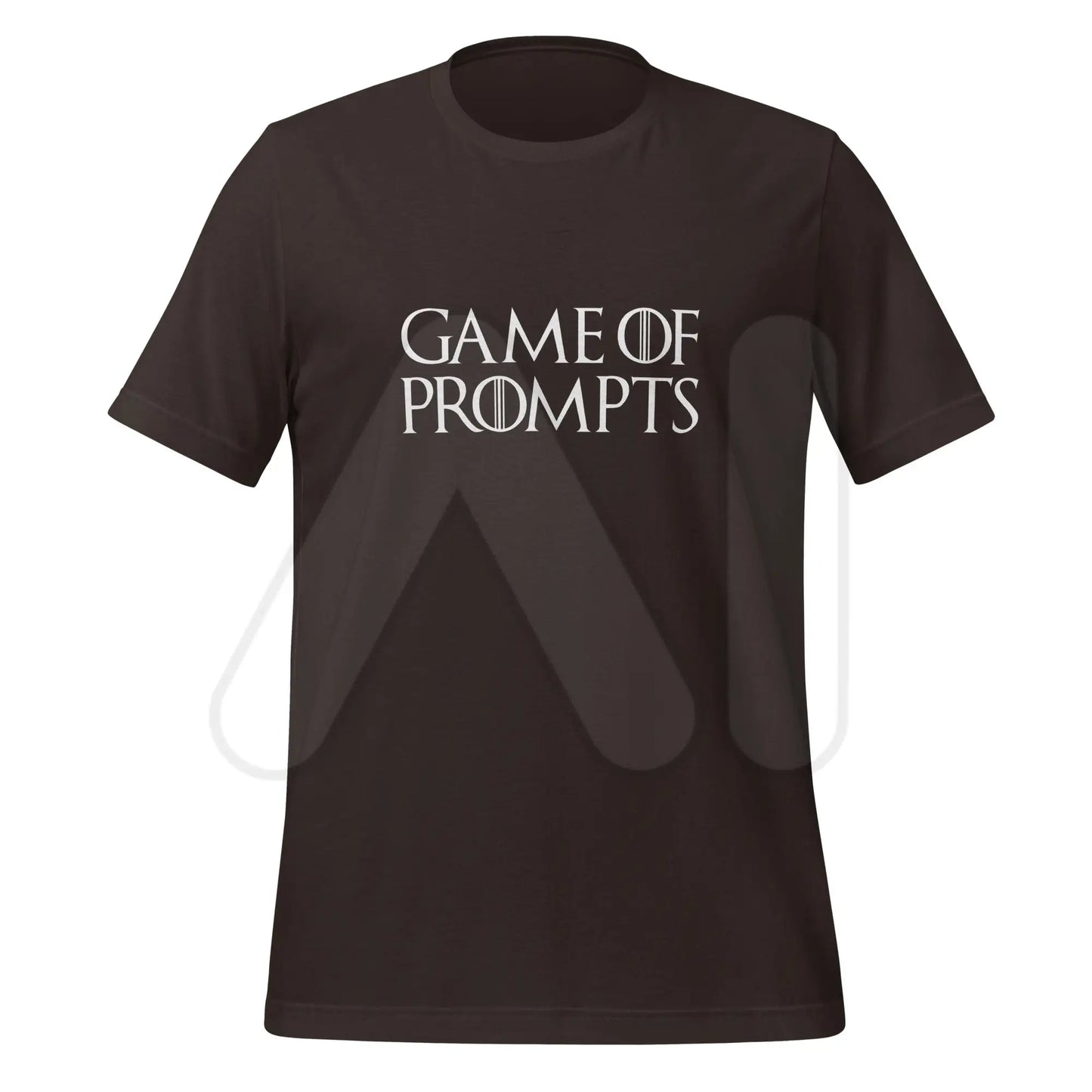 The Game of Prompts T-shirt (unisex) Brown / m.