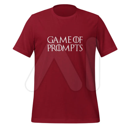 The Game of Prompts T-shirt (unisex) Cardinal / m.