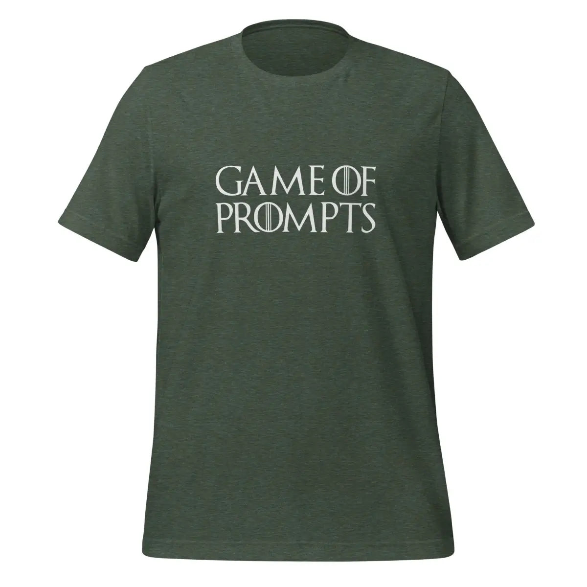 The Game of Prompts T-shirt (unisex) Heather Forest / m.