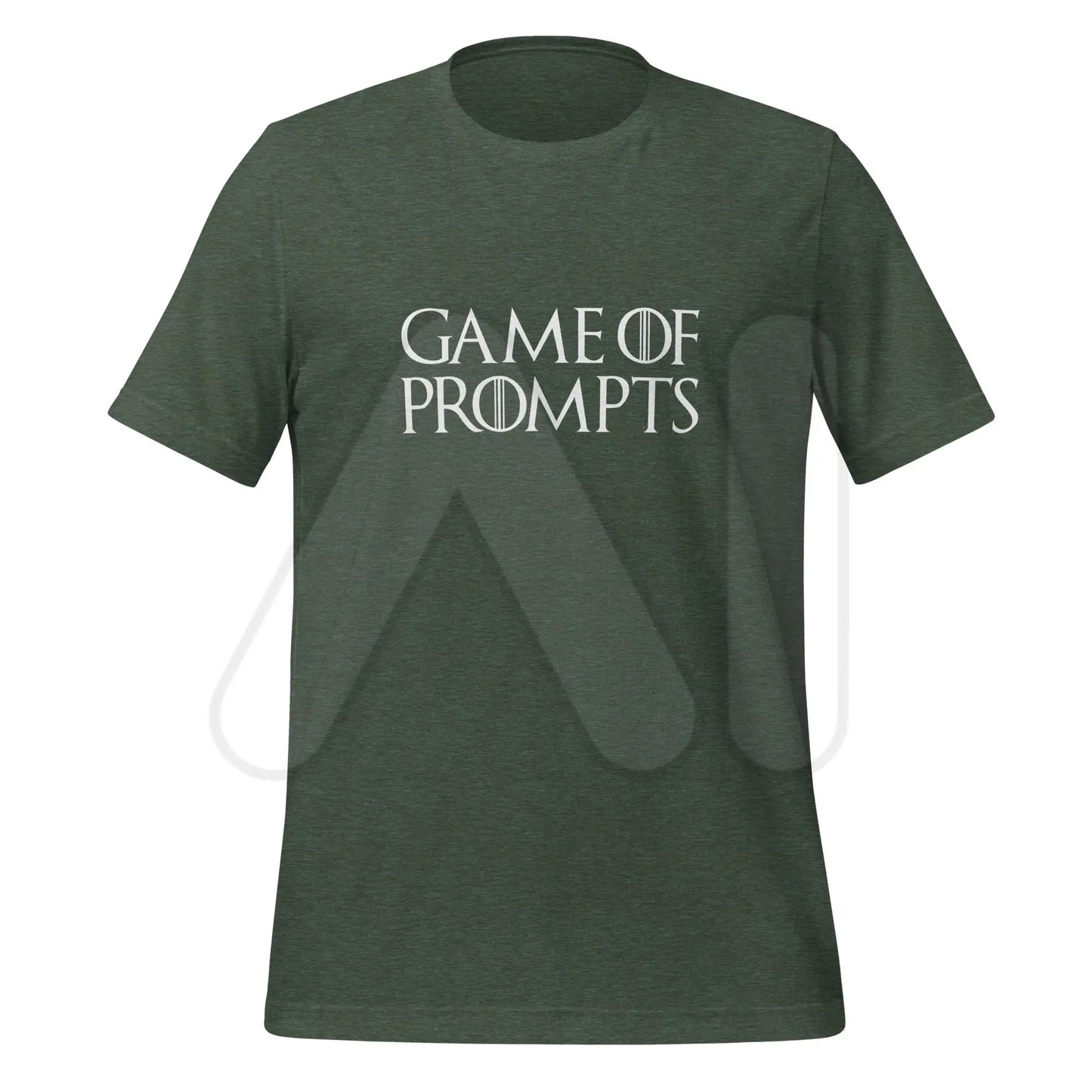 The Game of Prompts T-shirt (unisex) Heather Forest / m.