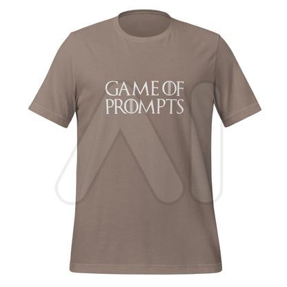 The Game of Prompts T-shirt (unisex) Pebble / m.