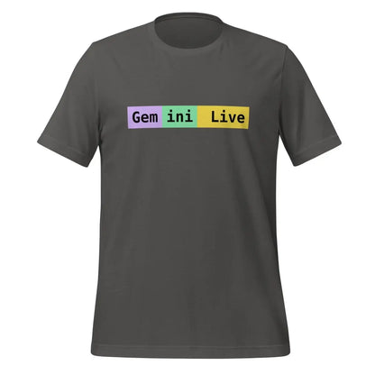 Gemini Live Tokens T-Shirt (unisex) - Asphalt / M