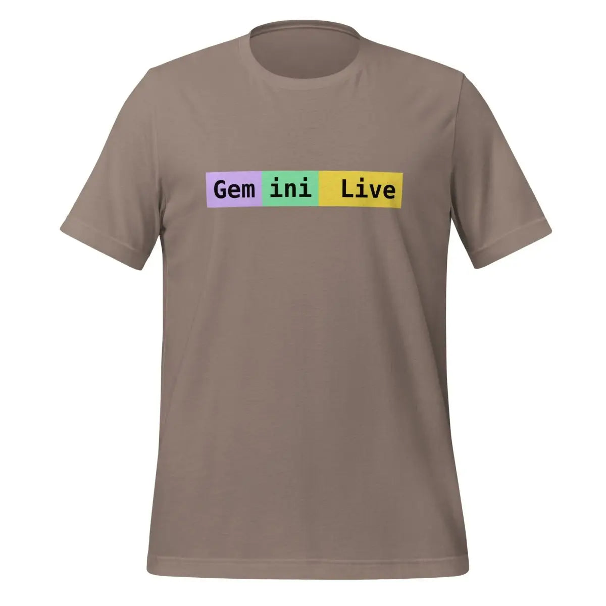 Gemini Live Tokens T-Shirt (unisex) - Pebble / M