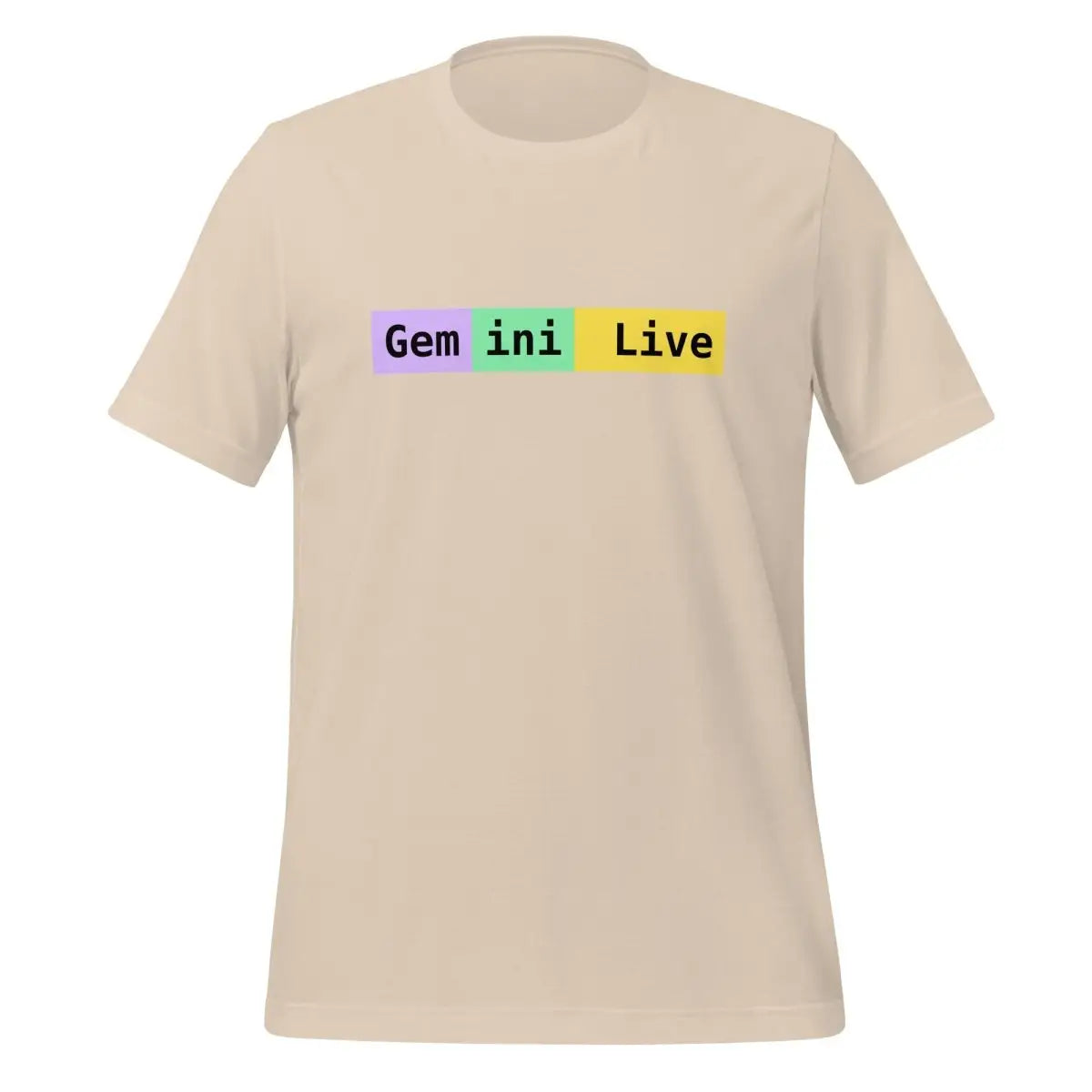 Gemini Live Tokens T-Shirt (unisex) - Soft Cream / M