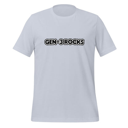 Gen - 3 Rocks T-Shirt (unisex) - Light Blue - AI Store