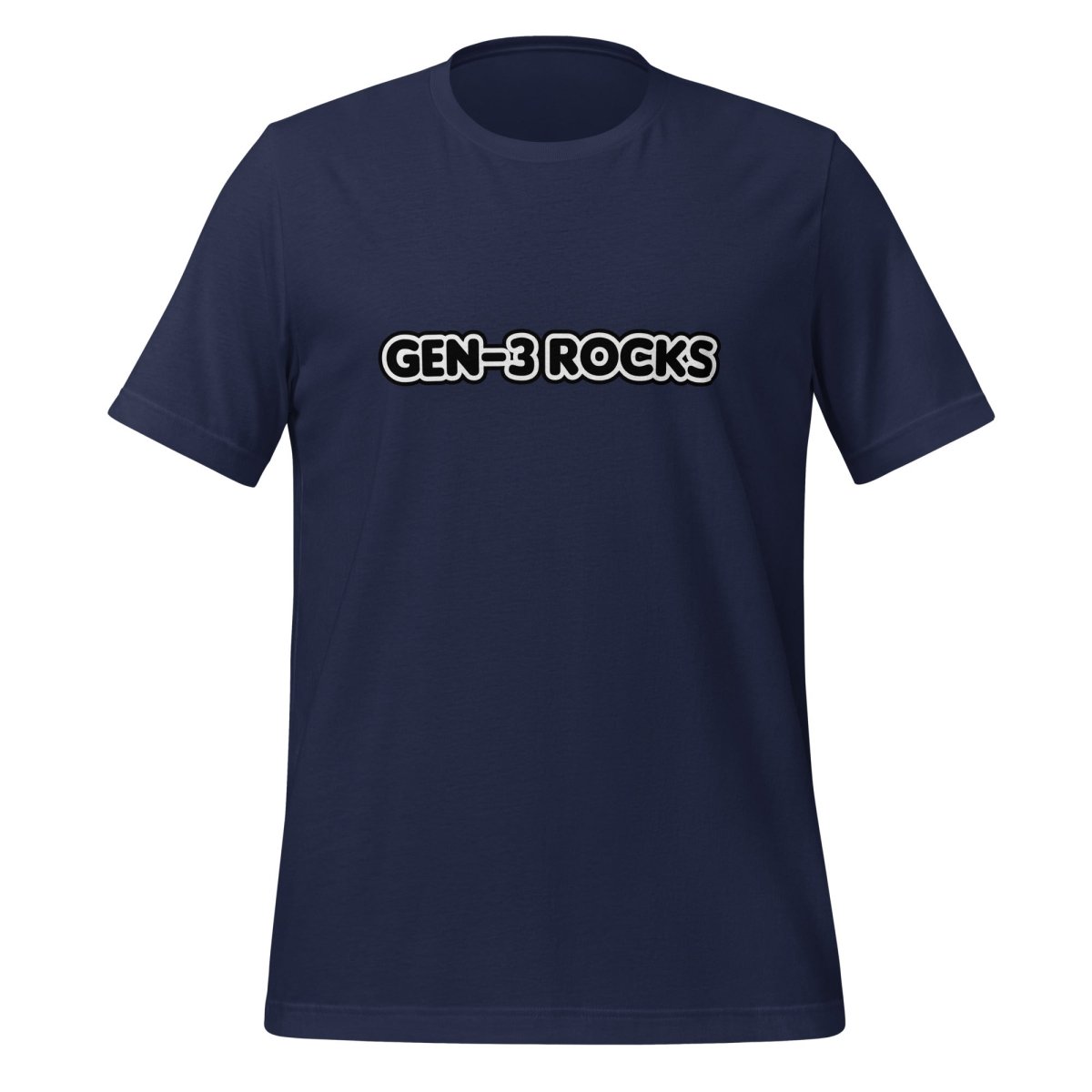 Gen - 3 Rocks T-Shirt (unisex) - Navy - AI Store