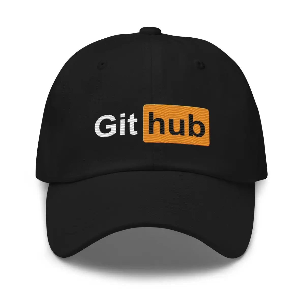 GitHub for Adults Embroidered Cap - Black