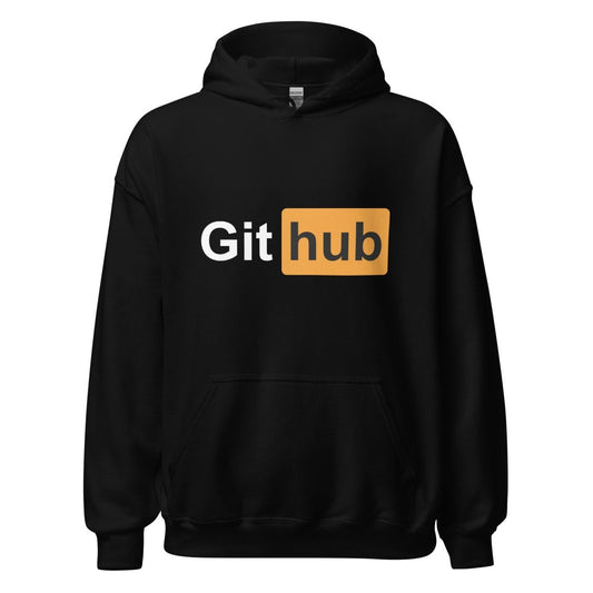 GitHub for Adults Hoodie (unisex) - Black - AI Store