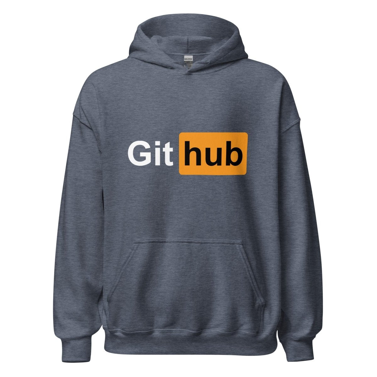 GitHub for Adults Hoodie (unisex) - Heather Sport Dark Navy - AI Store