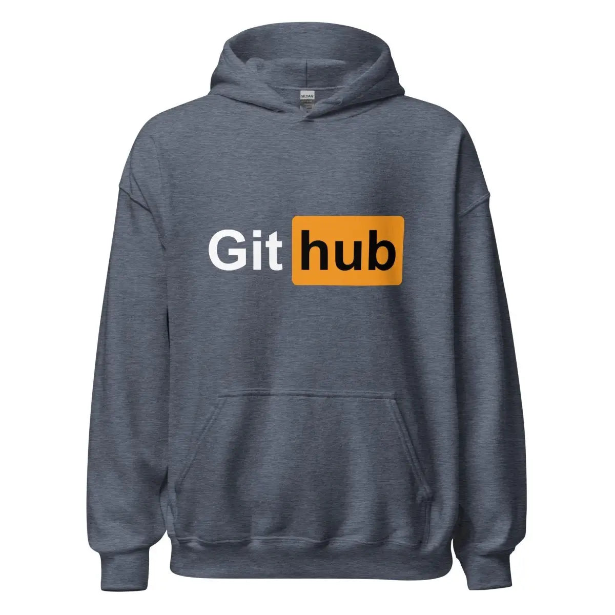 GitHub for Adults Hoodie (unisex) - Heather Sport Dark Navy / M