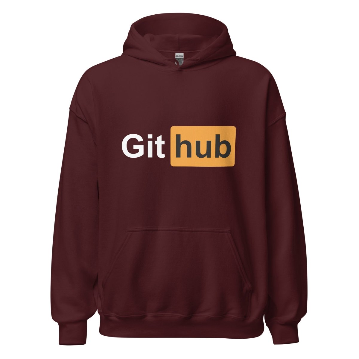 GitHub for Adults Hoodie (unisex) - Maroon - AI Store