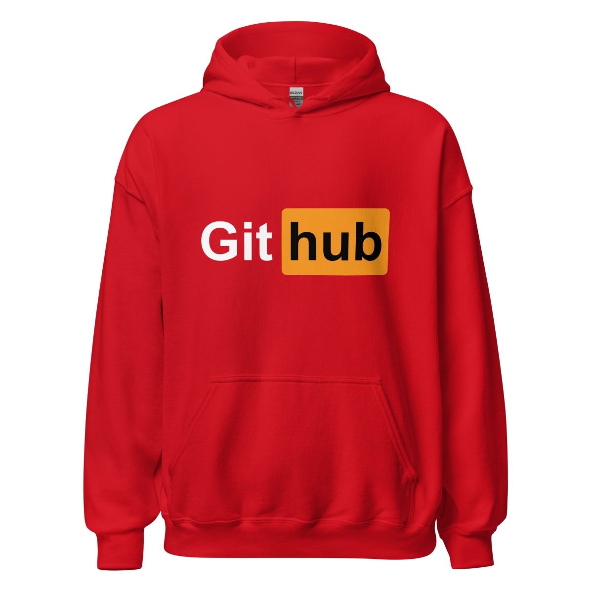 GitHub for Adults Hoodie (unisex) - Red - AI Store