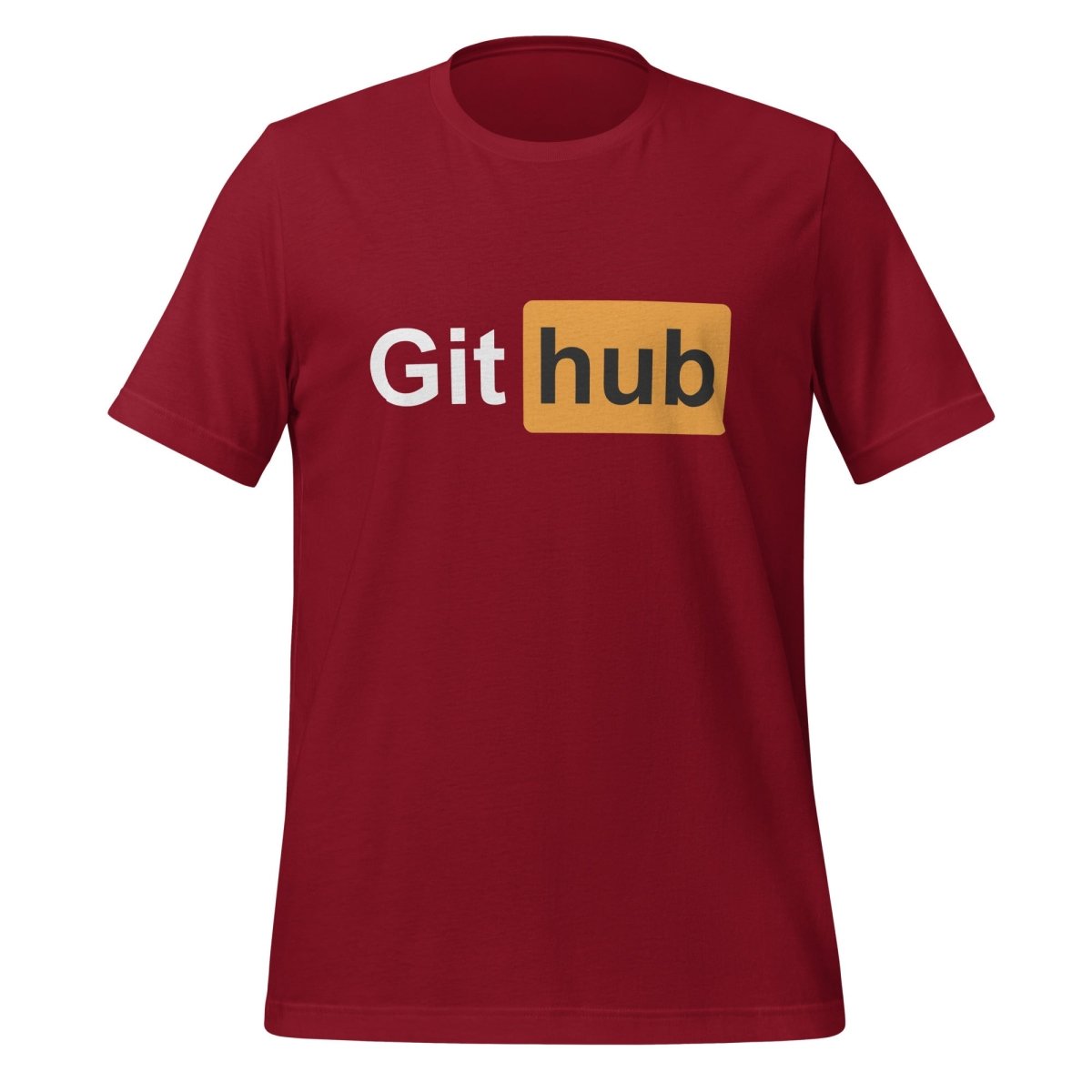 GitHub for Adults T-Shirt (unisex) - Cardinal - AI Store