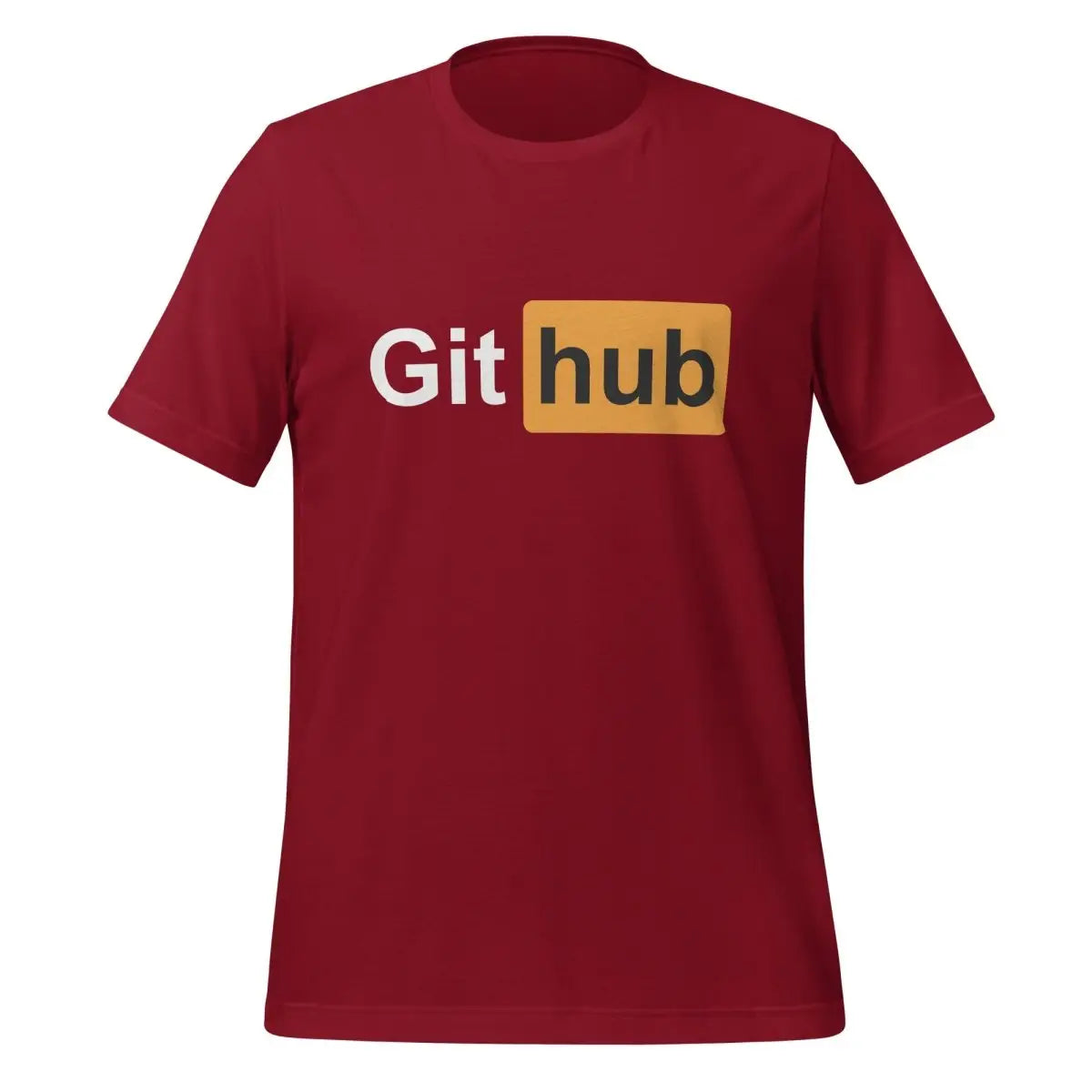 GitHub for Adults T-Shirt (unisex) - Cardinal / M