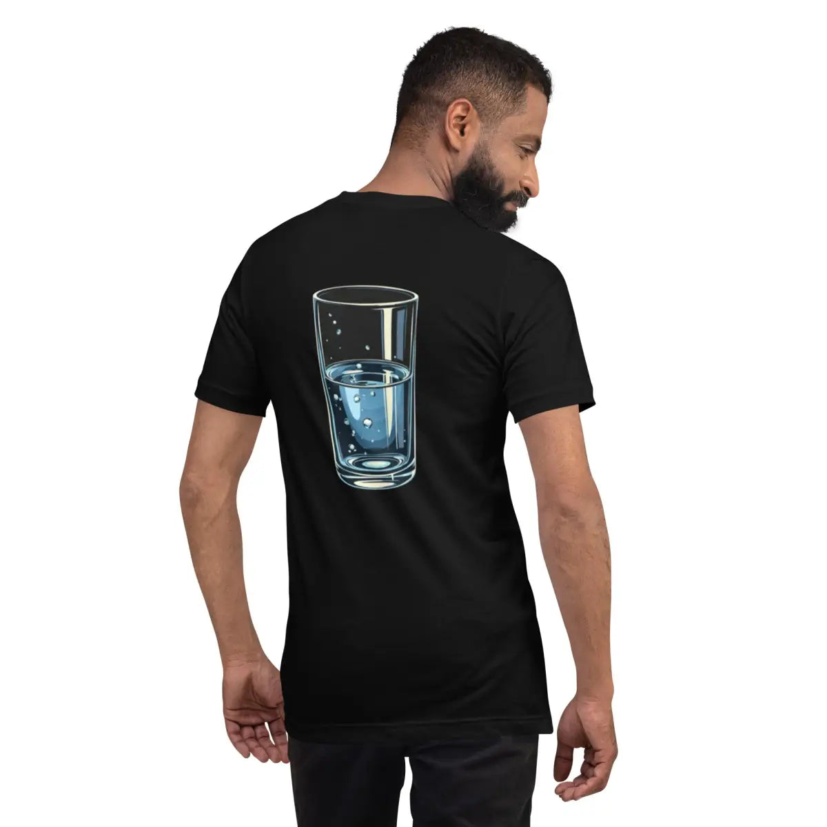 Glass Half-Full Person T-Shirt 3 (unisex)