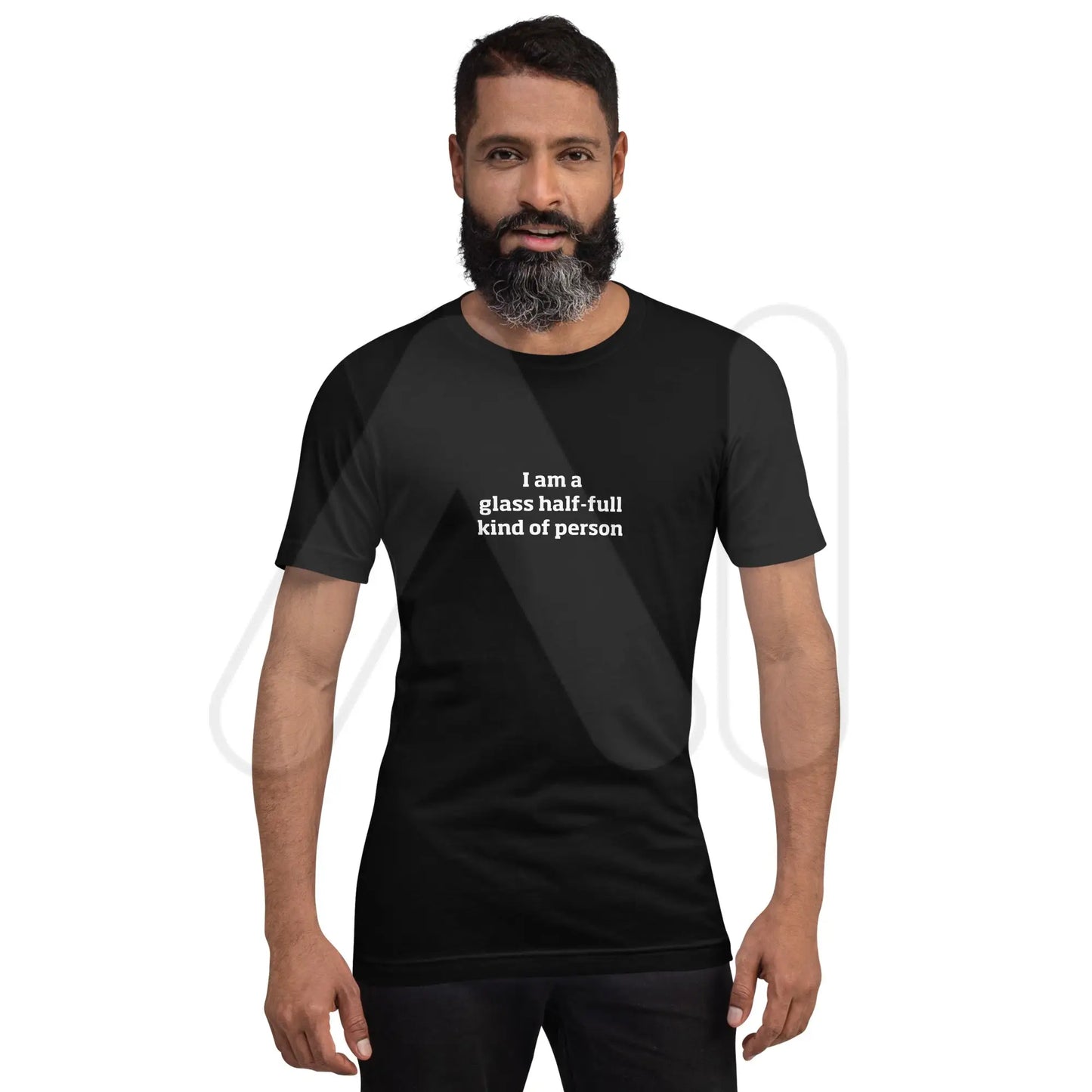 Glass Half-Full Person T-Shirt 3 (unisex)