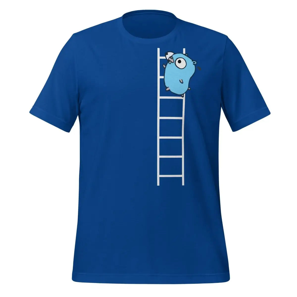 Go Gopher on Ladder T-Shirt (unisex) - True Royal / M