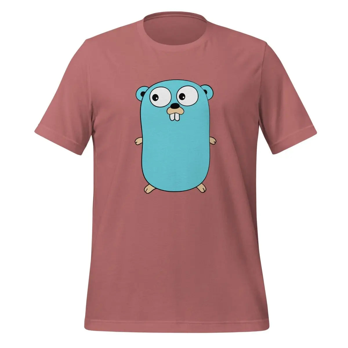 Go Gopher T-Shirt (unisex) - Mauve / M