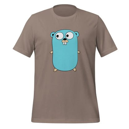 Go Gopher T-Shirt (unisex) - Pebble / M