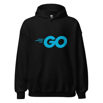 The Go Language Logo Hoodie (unisex) Black / m.