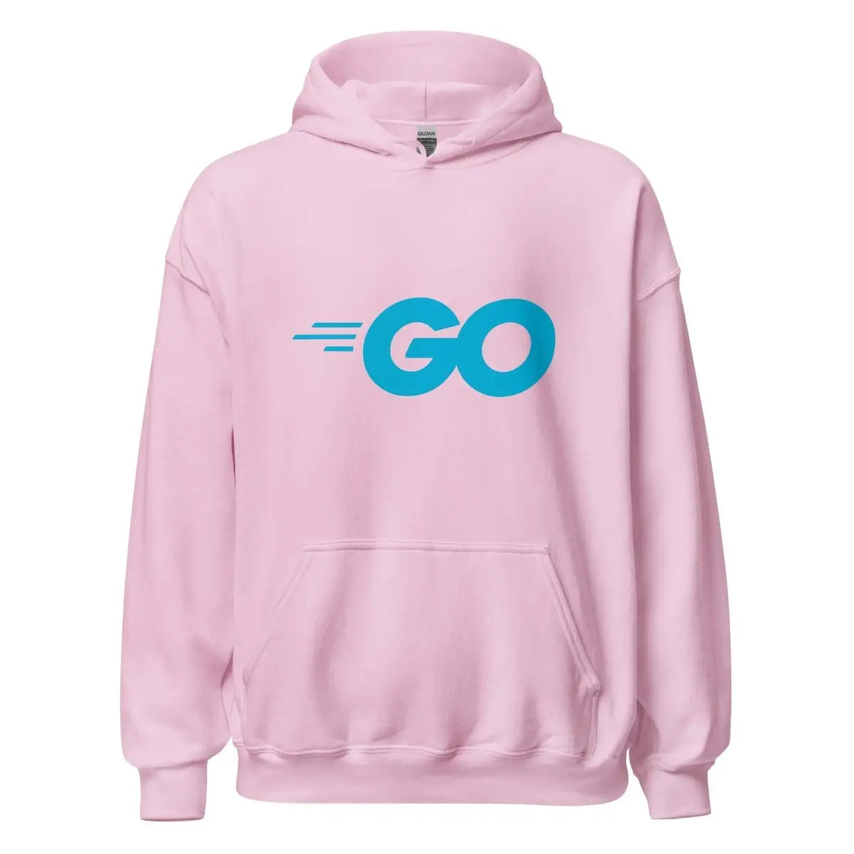 Go Language Logo Hoodie (unisex) - Light Pink / M