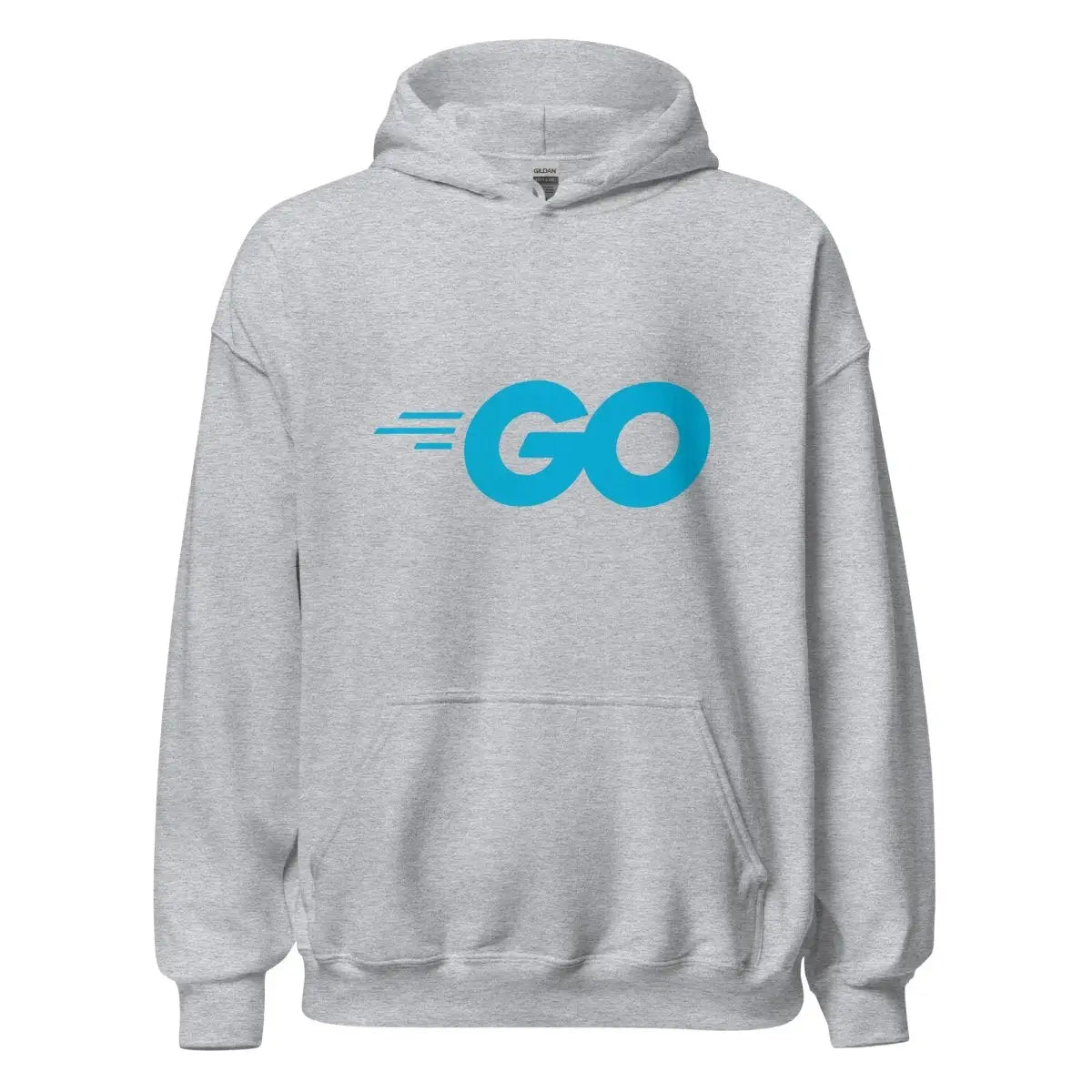 The Go Language Logo Hoodie (unisex) Sport Grey / m.