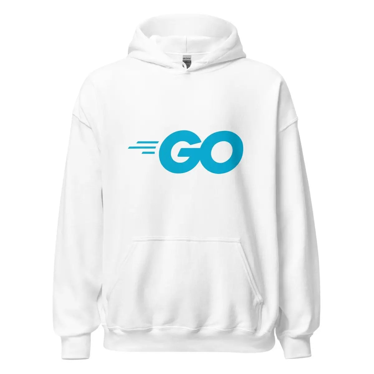 The Go Language Logo Hoodie (unisex) White / m.