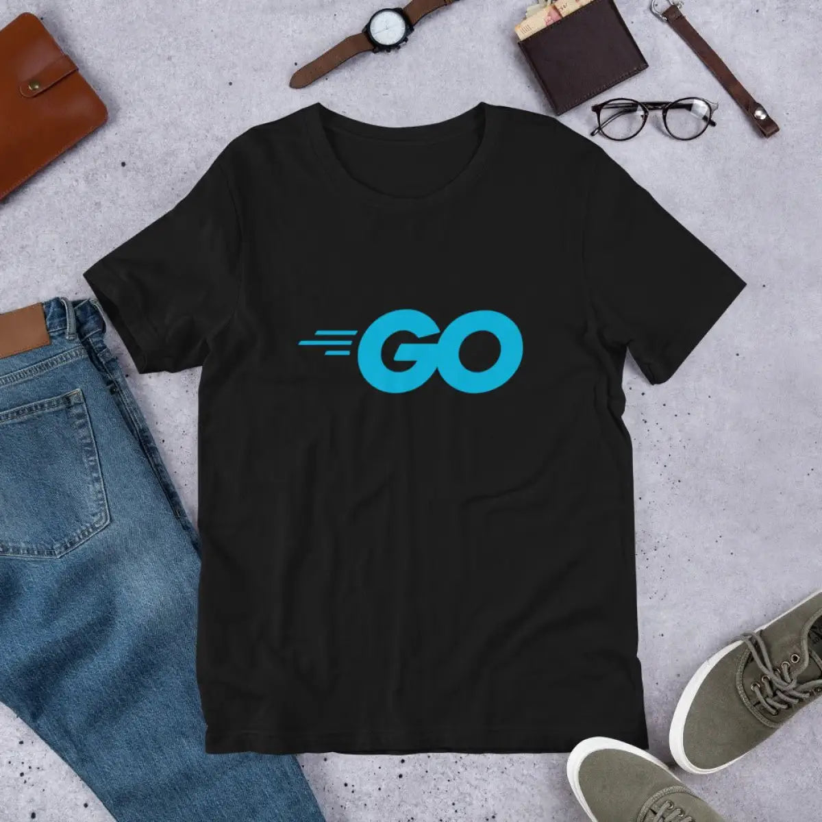 Go Language Logo T-Shirt (unisex)