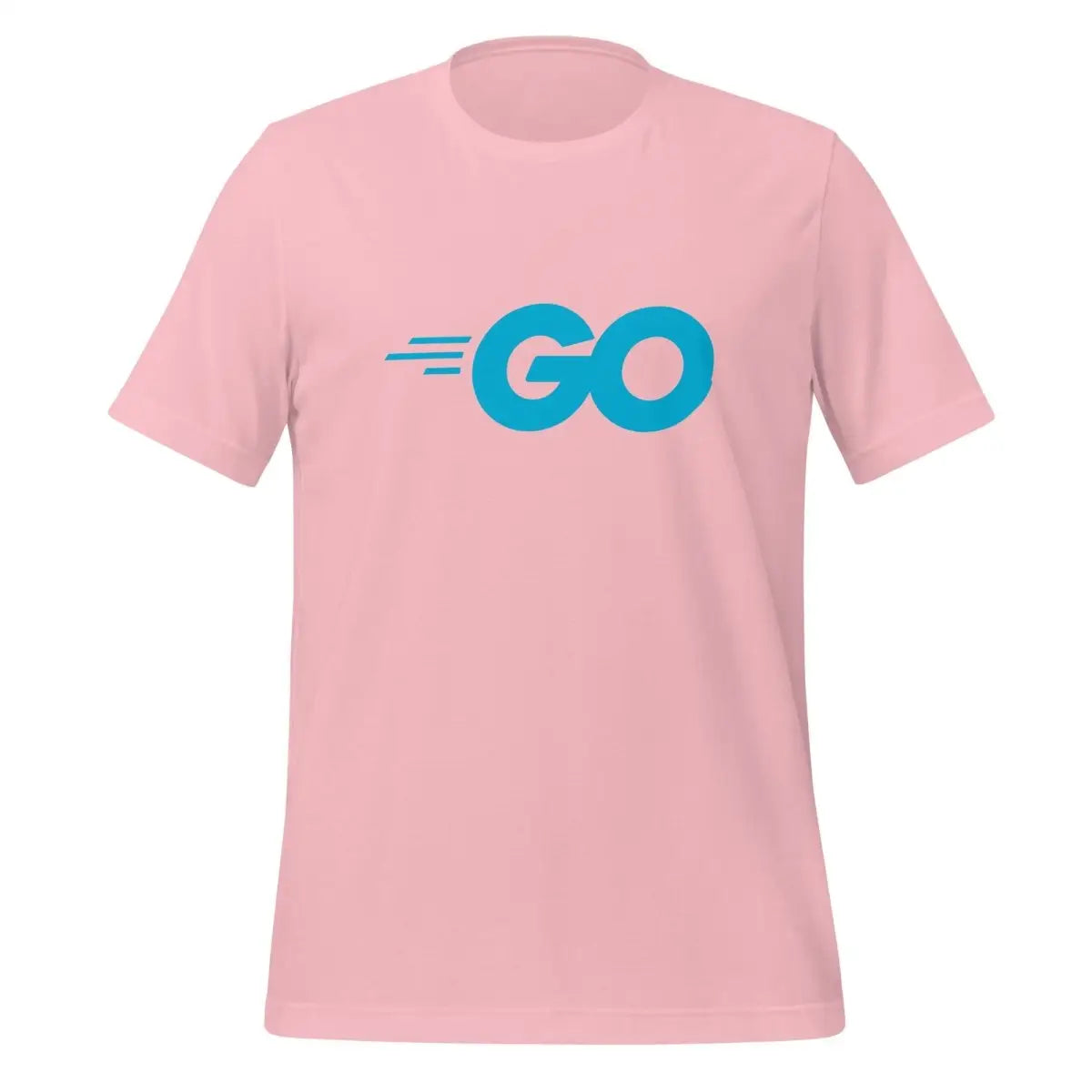 Go Language Logo T-Shirt (unisex) - Pink / M