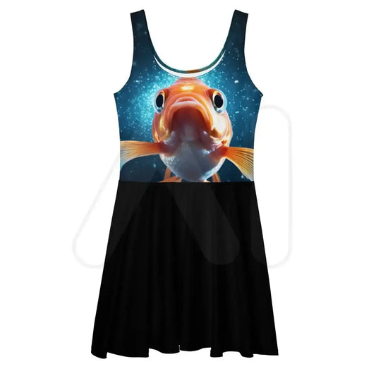 Goldfish Skater Dress (women) - M