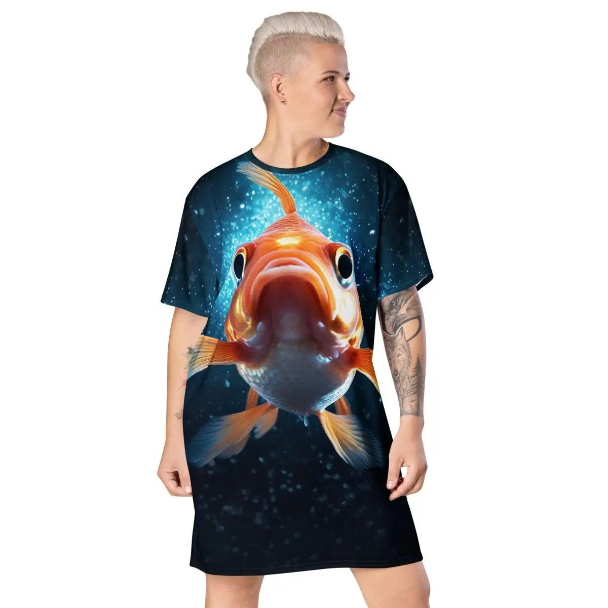 Goldfish T-Shirt Dress (women)