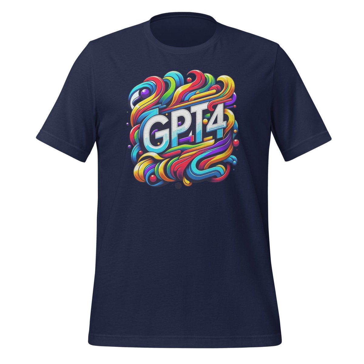 GPT - 4 DALL - E Design T - Shirt (unisex) - Navy - AI Store