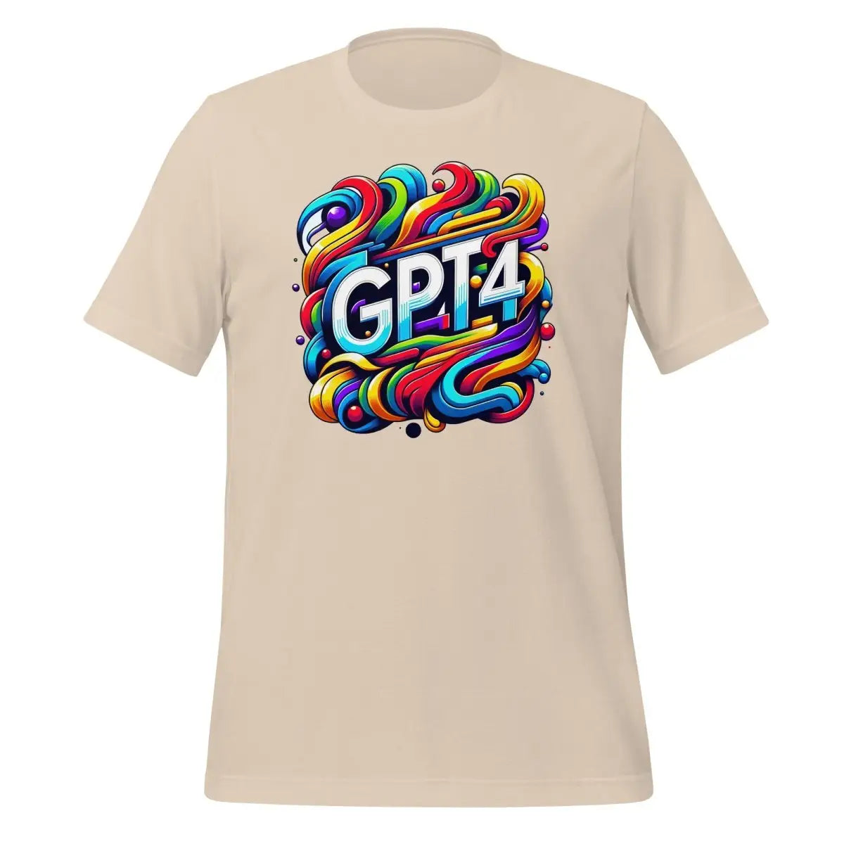 The Gpt-4 Dall-e Design T-shirt (unisex) Soft Cream / m.