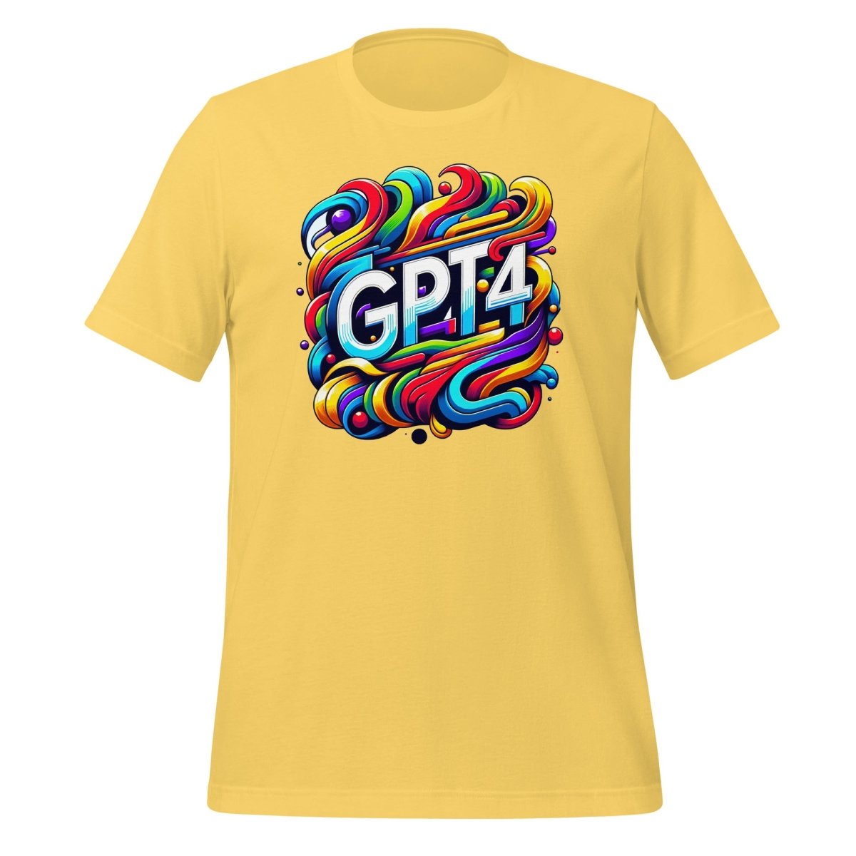 GPT - 4 DALL - E Design T - Shirt (unisex) - Yellow - AI Store