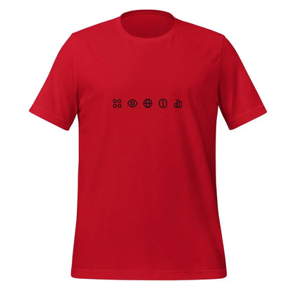 GPT-4o Icons T-Shirt (unisex) - Red / M