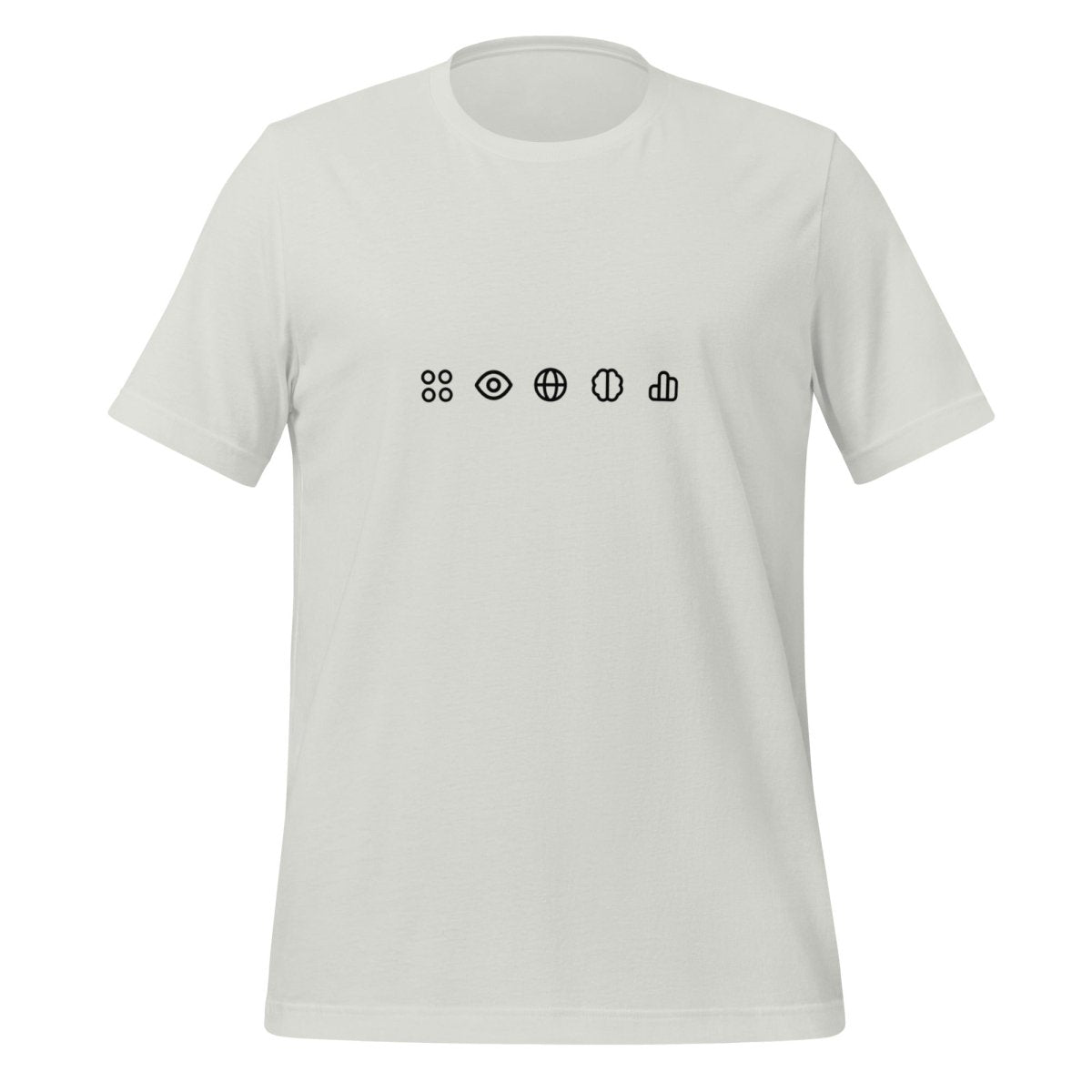GPT - 4o Icons T - Shirt (unisex) - Silver - AI Store