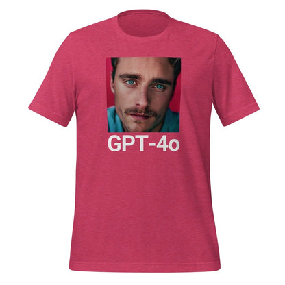 GPT - 4o is Her T - Shirt (unisex) - Heather Raspberry - AI Store