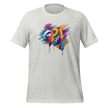 GPT-4o Midjourney Design T-Shirt (unisex) - Ash / M