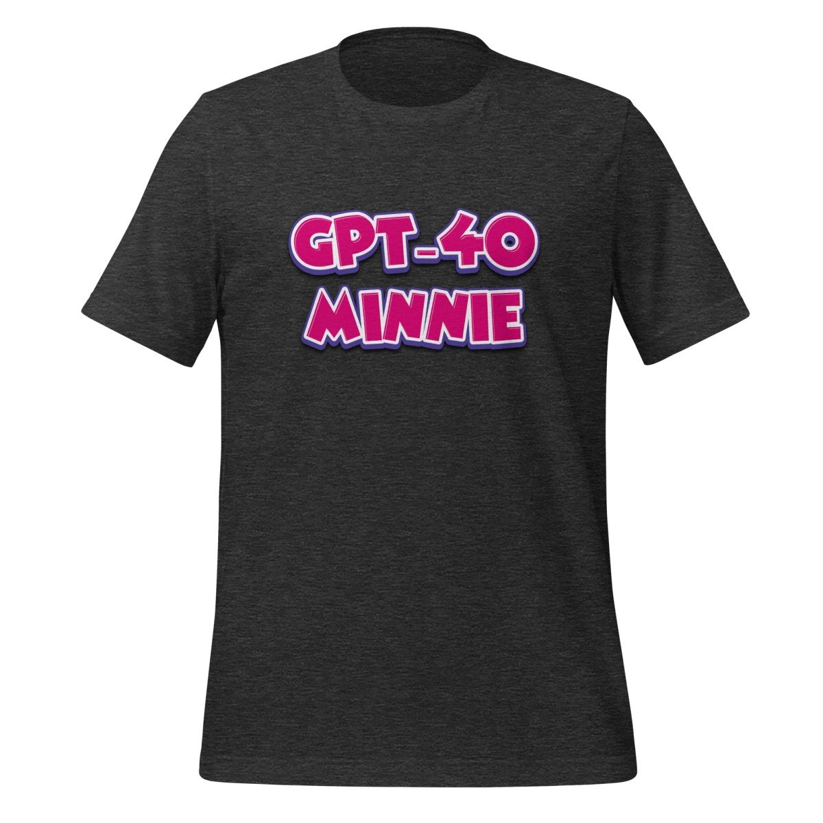 GPT - 4o Minnie T-Shirt (unisex) - Dark Grey Heather - AI Store