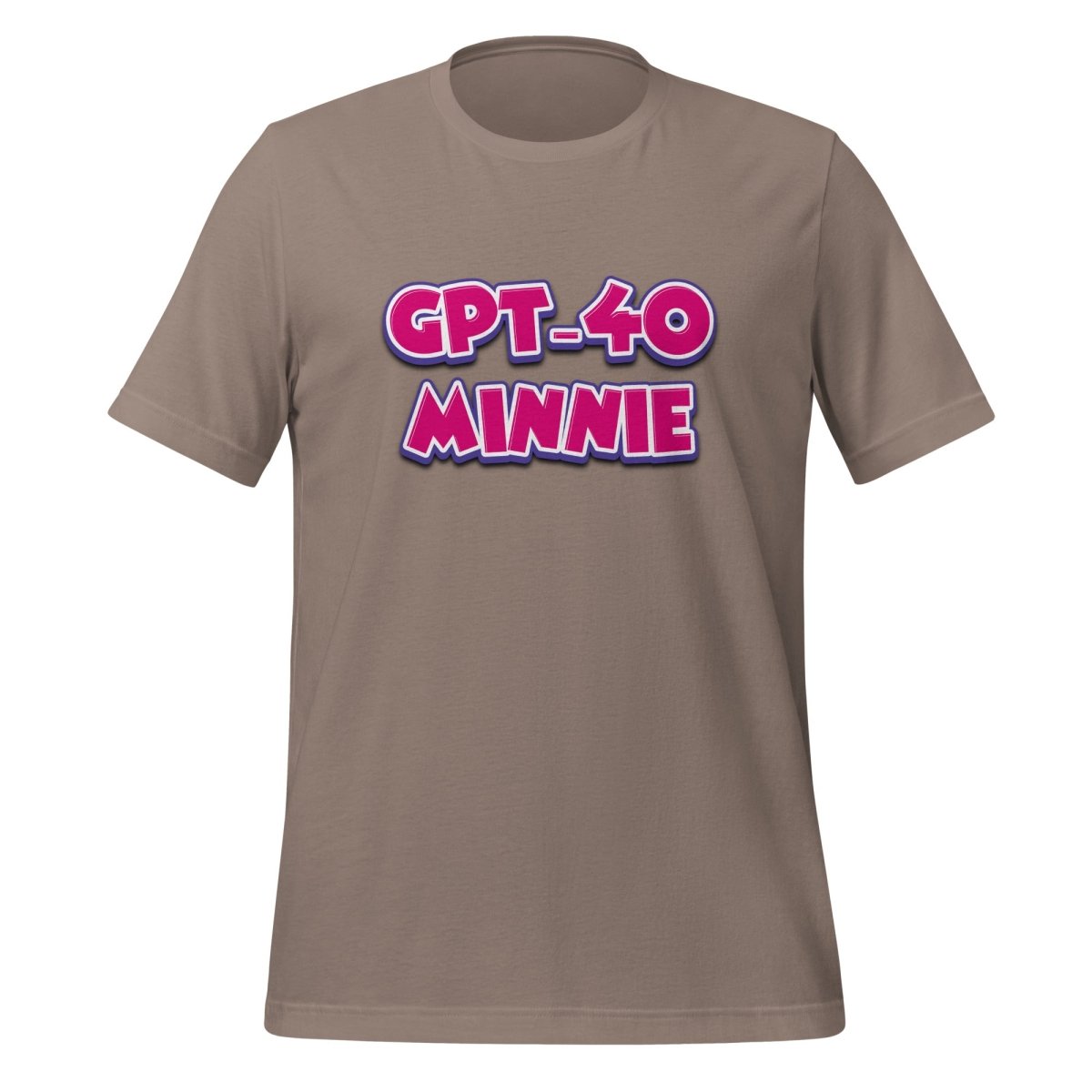 GPT - 4o Minnie T-Shirt (unisex) - Pebble - AI Store